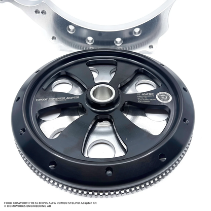 DomiWorks Engineering - FORD COSWORTH YB TO 8HP 70/75 ALFA ROMEO STELVIO ADAPTER KIT