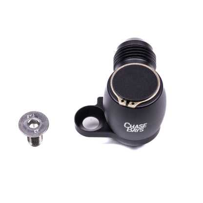 Chase Bays - Power Steering Pump Feed 10AN Adapter - Toyota 1JZ | 2JZ & BEAMS