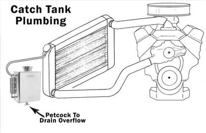 Canton - Aluminum Recovery Tank Universal 2.5 Qt. Round Style