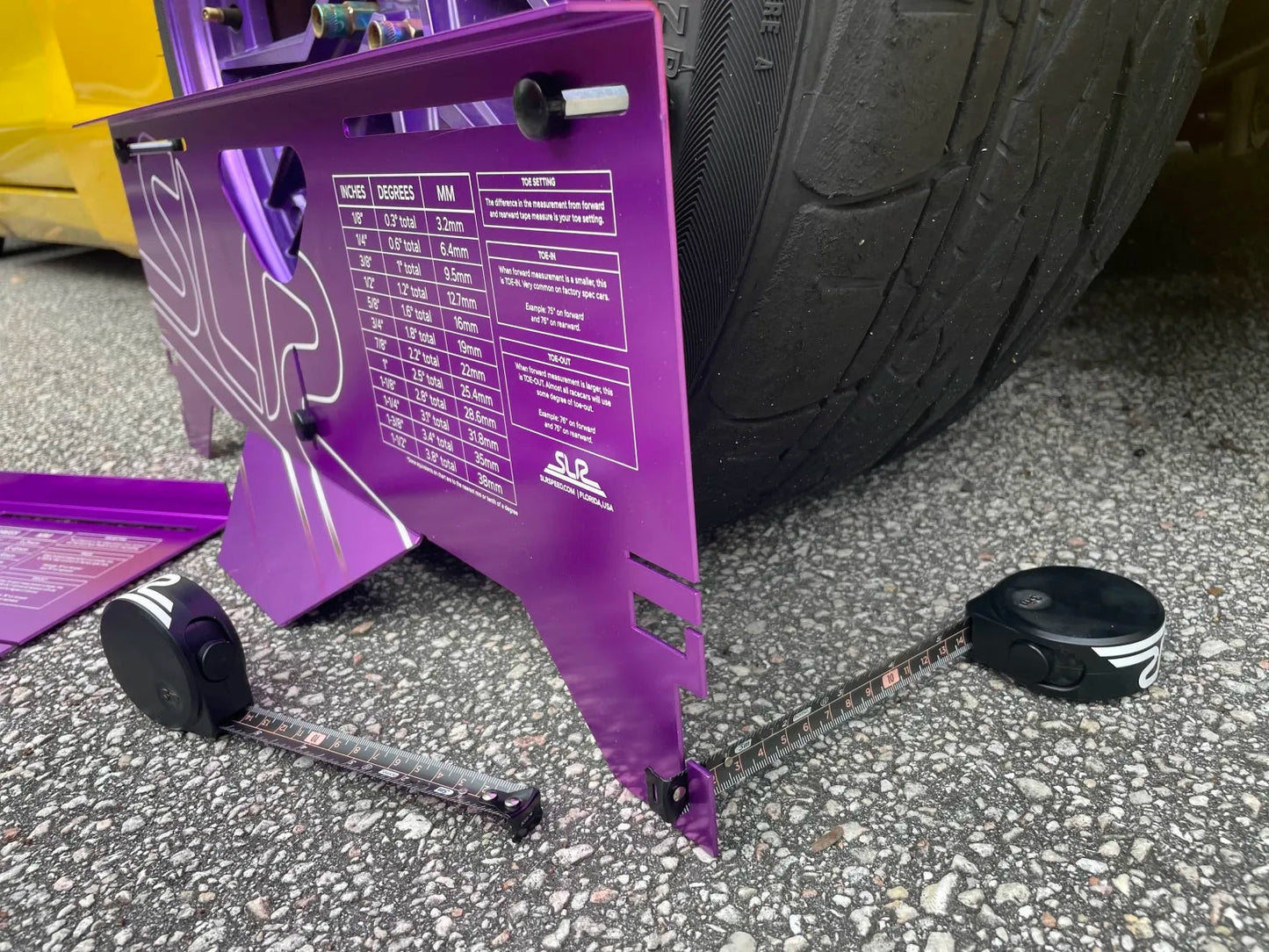SLR Speed - SLR Toe Plates for Racing & Drifting - Wheel Alignment Setting