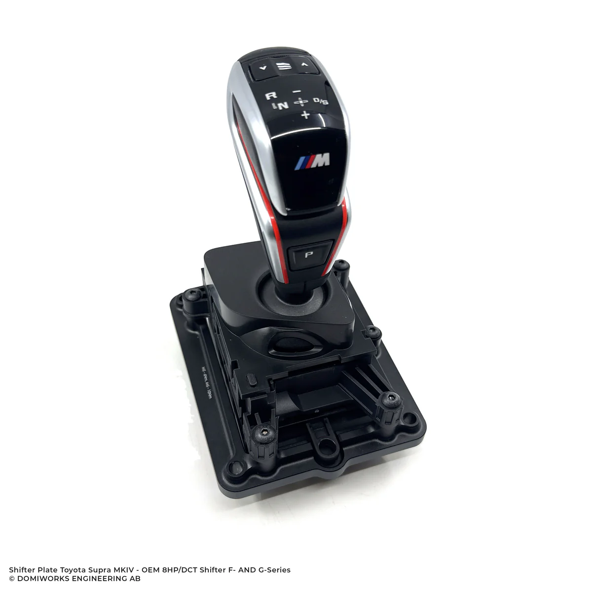 DomiWorks Engineering - SHIFTER PLATE TOYOTA SUPRA MKIV - OEM 8HP/DCT SHIFTER