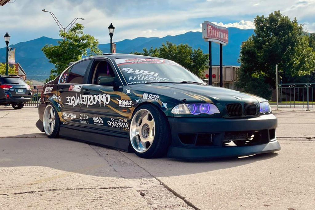 KBD - BMW E46 3 Series 2DR 4DR 1999-2005 ISB Style 1 Piece Polyurethane Front Bumper (37-6881)