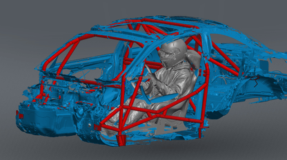 CAGEKITS - E82 FD Spec – Non-gutted X Door Bar Roll Cage