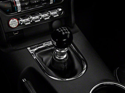 RTR - BLACK SHIFT KNOB - GRAY ENGRAVING (15-23 GT, ECOBOOST, V6)