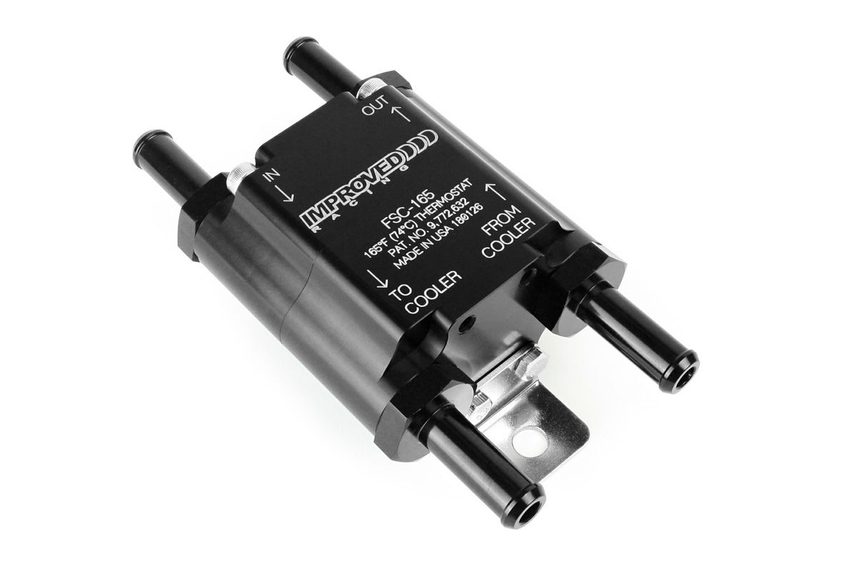 Improved Racing - FSC-165 Compact High-Flow Transmission & Engine Oil Cooler Thermostat