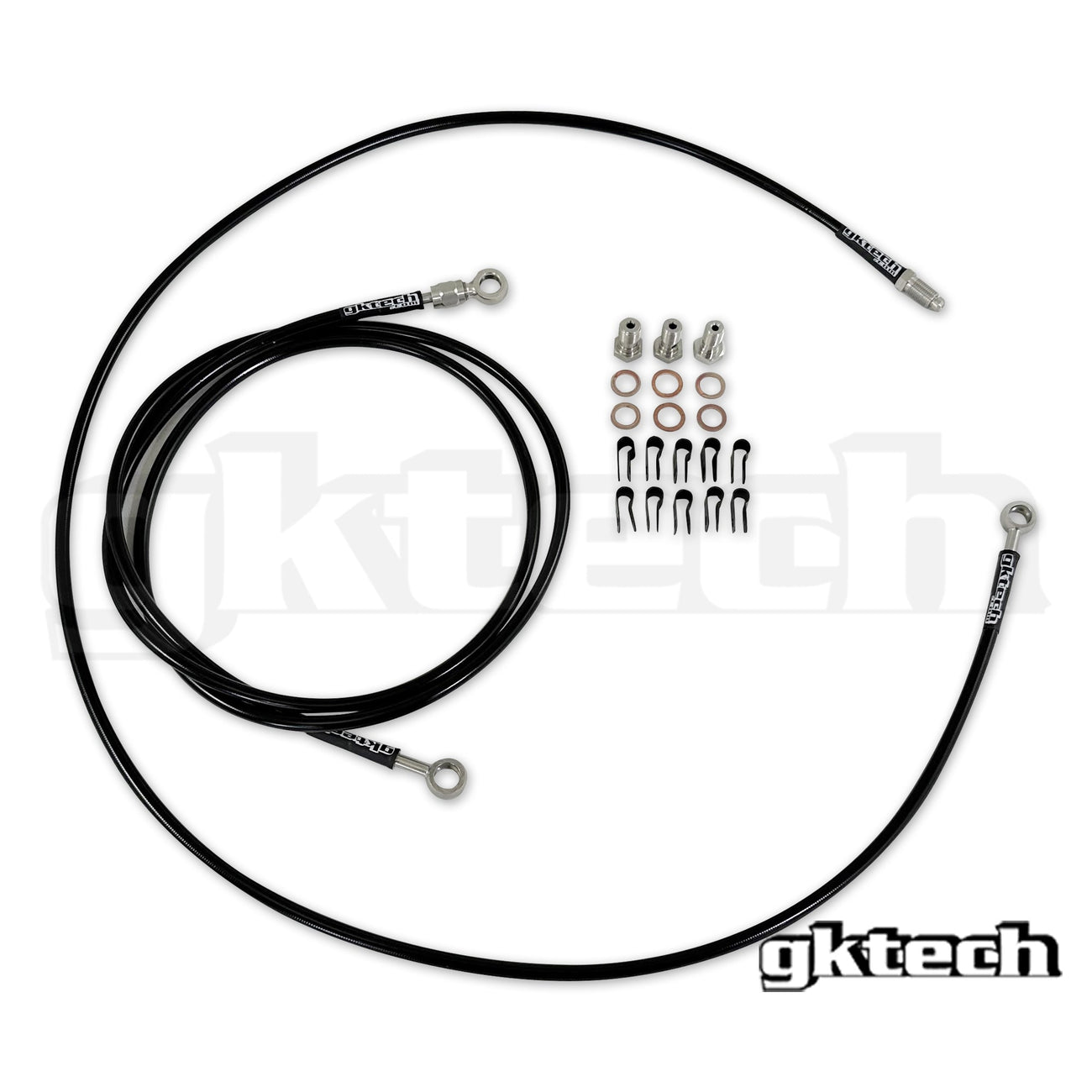 GKTech - LHD - KIT DE LINHA DE FREIO TRANÇADA EM LINHA (LHDB-ILNE) 