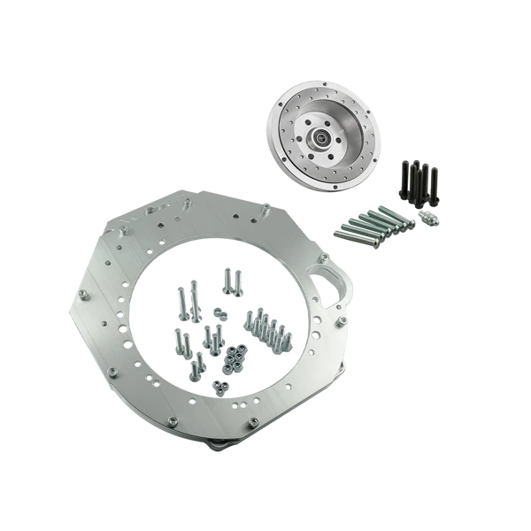 PMC Motorsport - Adapter Kit GM Chevrolet V8 LS 6-bolts - BMW E46 S54 M3 GETRAG 420 6-speed - 184mm / 7.25" (S)