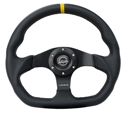 NRG - FLAT BOTTOM STEERING WHEEL LEATHER