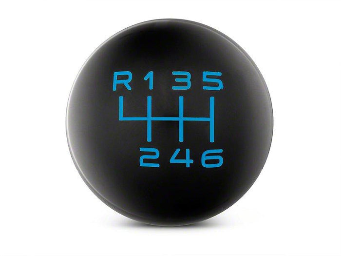RTR - BLACK SHIFT KNOB - BLUE ENGRAVING (15 - 23 GT, ECOBOOST, V6)