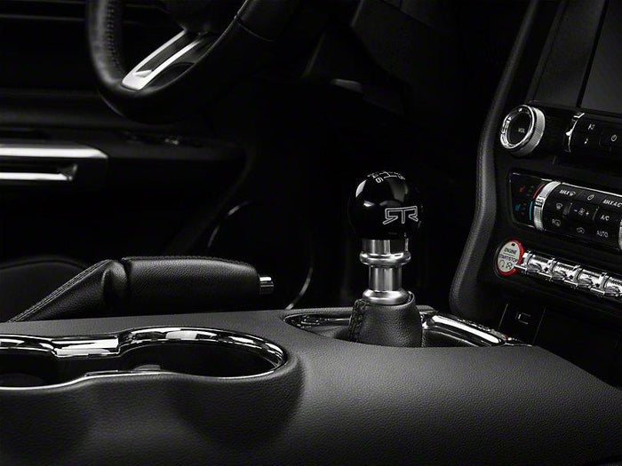 RTR - BLACK SHIFT KNOB - GRAY ENGRAVING (15-23 GT, ECOBOOST, V6)