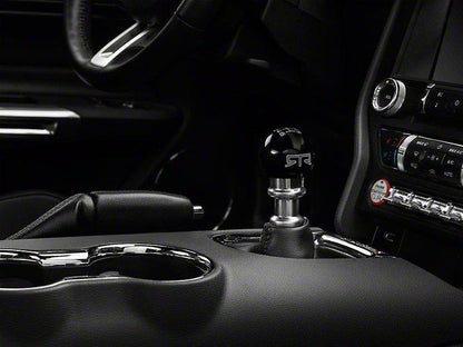 RTR - BLACK SHIFT KNOB - GRAY ENGRAVING (15-23 GT, ECOBOOST, V6)