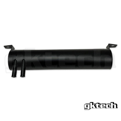 GKTech - S14 240SX/ S15 SOBRE O RADIADOR OIL CATCH CAN - PRETO (S145CN-1-B)