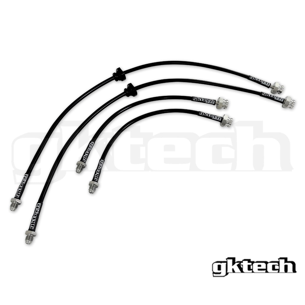 GKTech - LÍNEAS DE FRENO TRENZADAS DE CONVERSIÓN N-STYLE S13 240SX A Z32/GTST/GTR (DELANTERA Y TRASERA) (S13X-CONV-1)