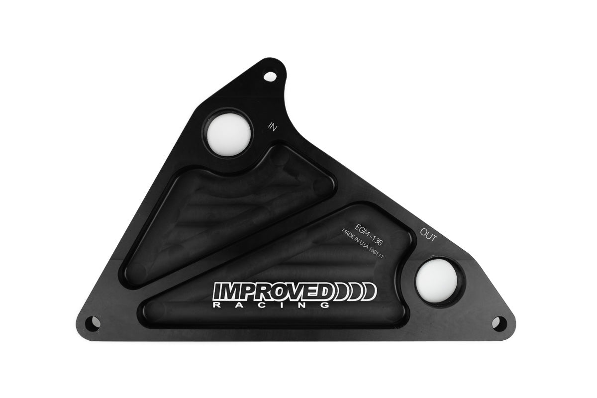 Improved Racing - Oil cooler adapter, GM Gen V V8, 6th Gen Camaro