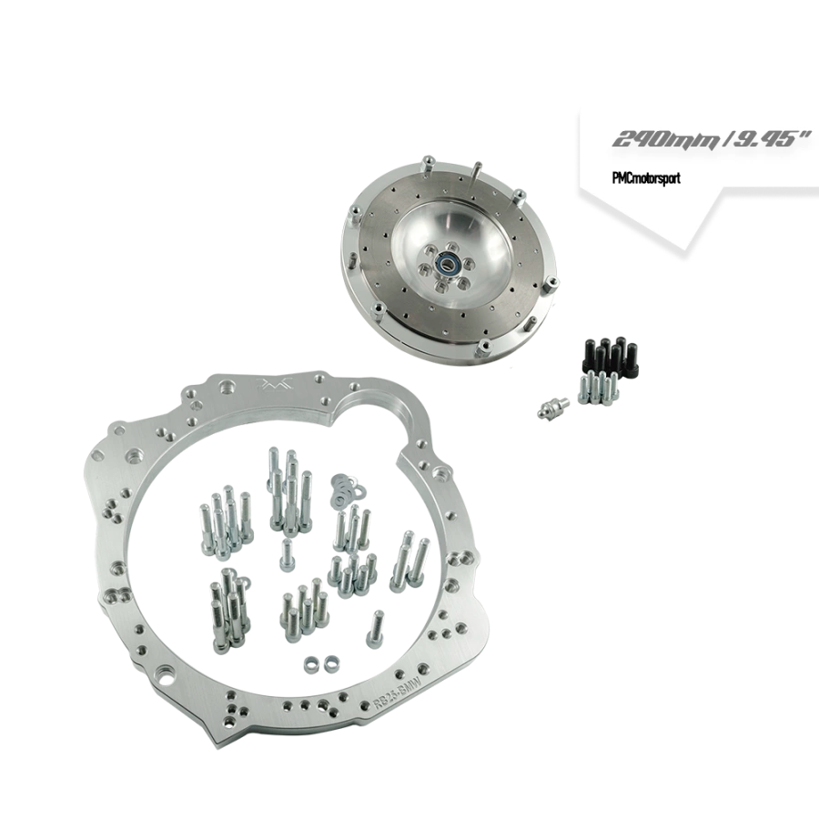 PMC Motorsport - Adapter kit Nissan RB - BMW M50 S50 M52 S52 M54 ZF-5 5-speed- 240mm / 9.45" ( A-RB-M50-240)