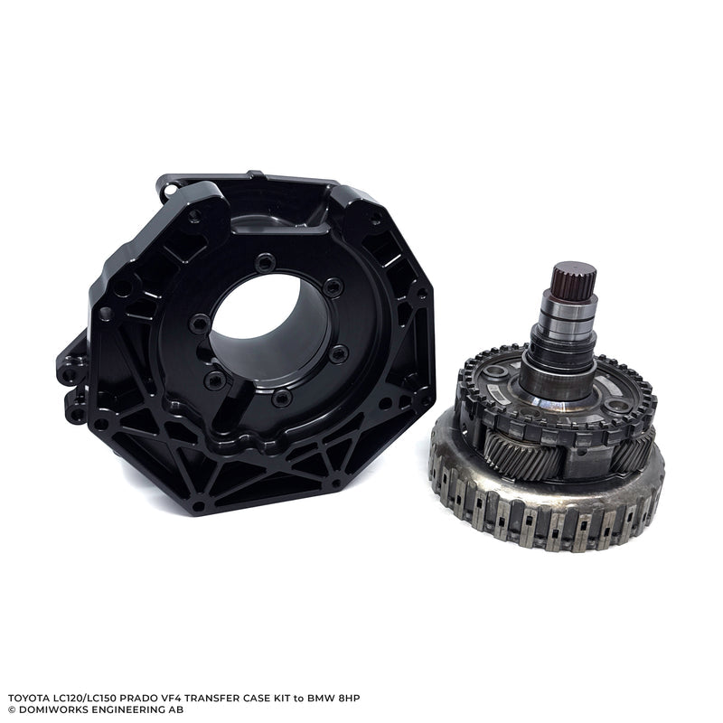 DomiWorks Engineering - TOYOTA LC120 LC150 PRADO VF4 TRANSFER CASE ADAPTER KIT TO BMW 8HP