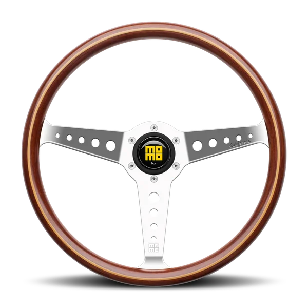 Momo California Wood Steering Wheel 360 mm - Mahogany Wood/Pol Spokes