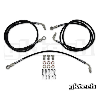 GKTech - 240SX/SKYLINE KIT DE EXCLUSÃO DA LINHA DE FREIO DO COMPARTIMENTO DO MOTOR (HARDDLTEBUNDLE)