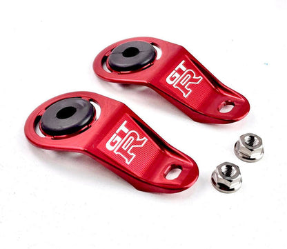 Platinum Racing Products - BILLET RADIATOR BRACKETS INC TITANIUM HARDWARE TO SUIT NISSAN SILVIA S13