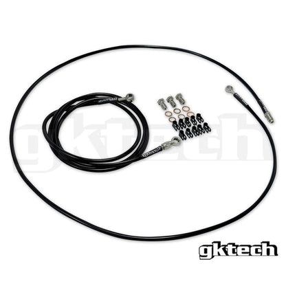 GKTech - LHD - KIT DE LINHA DE FREIO TRANÇADA EM LINHA (LHDB-ILNE) 