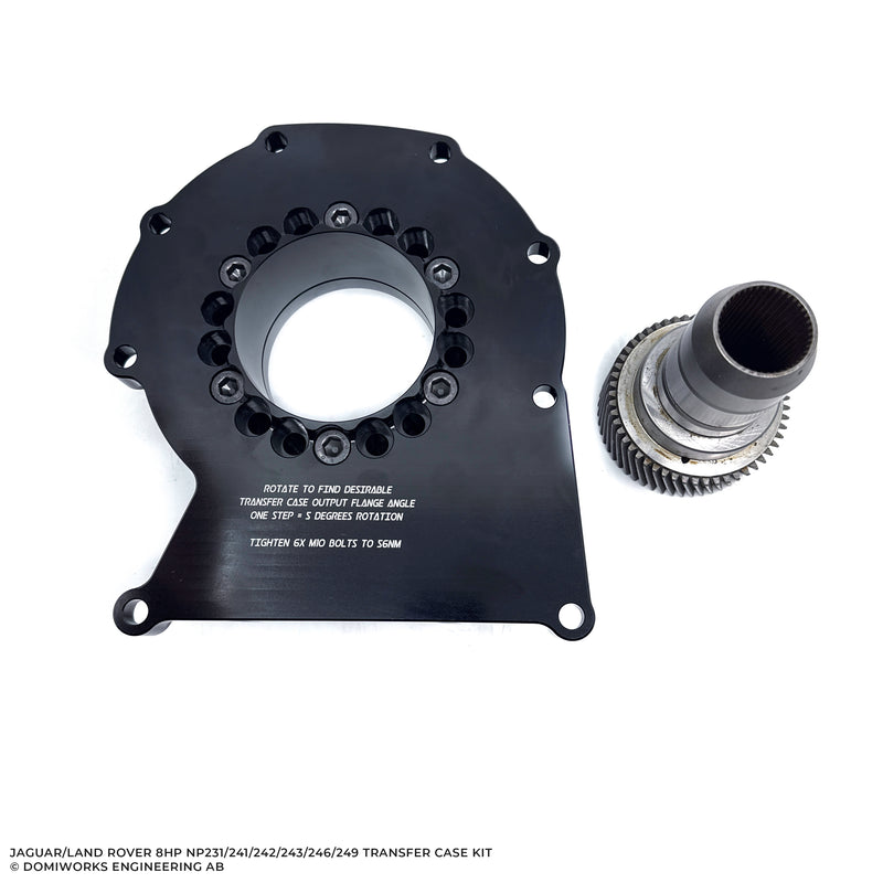 DomiWorks Engineering - NP231/241/242/243/246/249 TRANSFER CASE ADAPTER KIT TO 8HP LAND ROVER