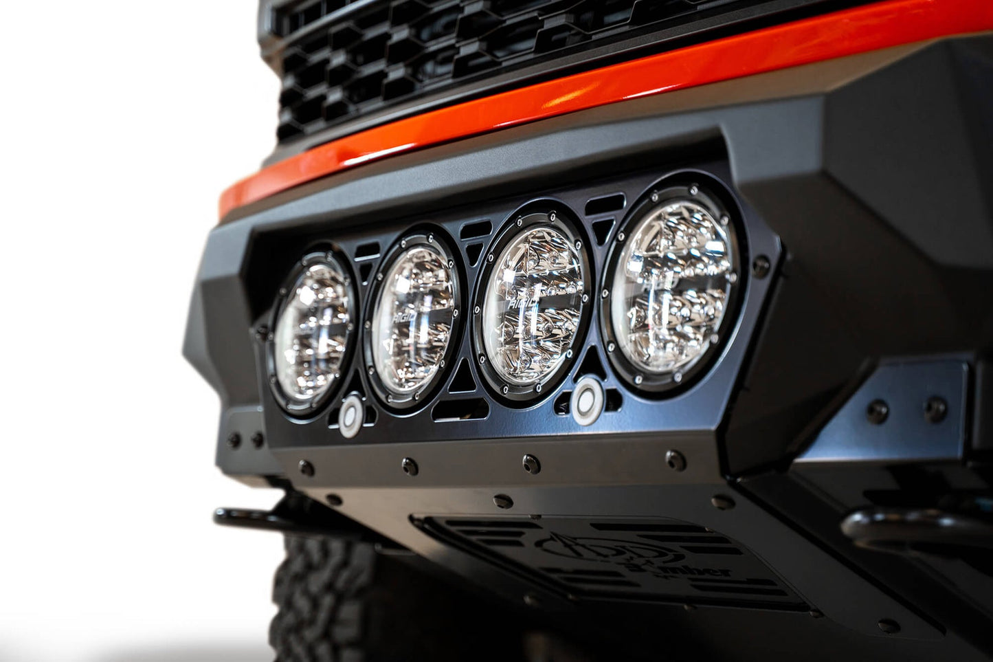 Addictive Desert Designs - 2021-2025 FORD F-150 RAPTOR/RAPTOR R BOMBER FRONT BUMPER (RIGID)