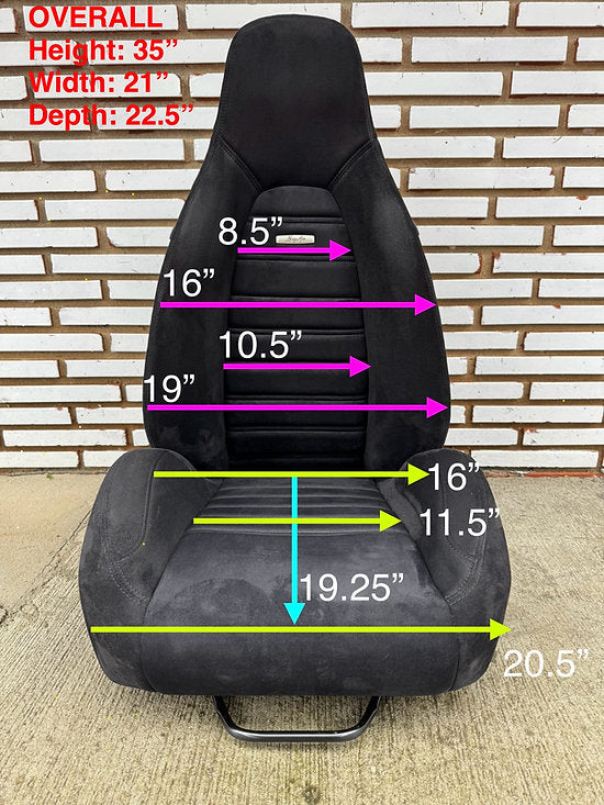 BridgeMoto - BridgeMoto VT-01 Reclinable Sport Seats