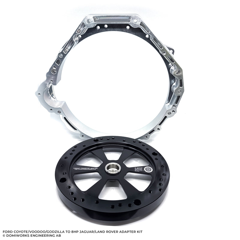 DomiWorks Engineering - FORD COYOTE/VOODOO/GODZILLA/MODULAR TO JAGUAR/LAND ROVER 8HP 70/75 ADAPTER KIT