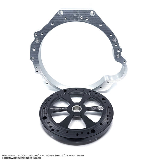DomiWorks Engineering - FORD SMALL BLOCK 289 302 351C 351W 8HP JAGUAR/LAND ROVER ADAPTER KIT