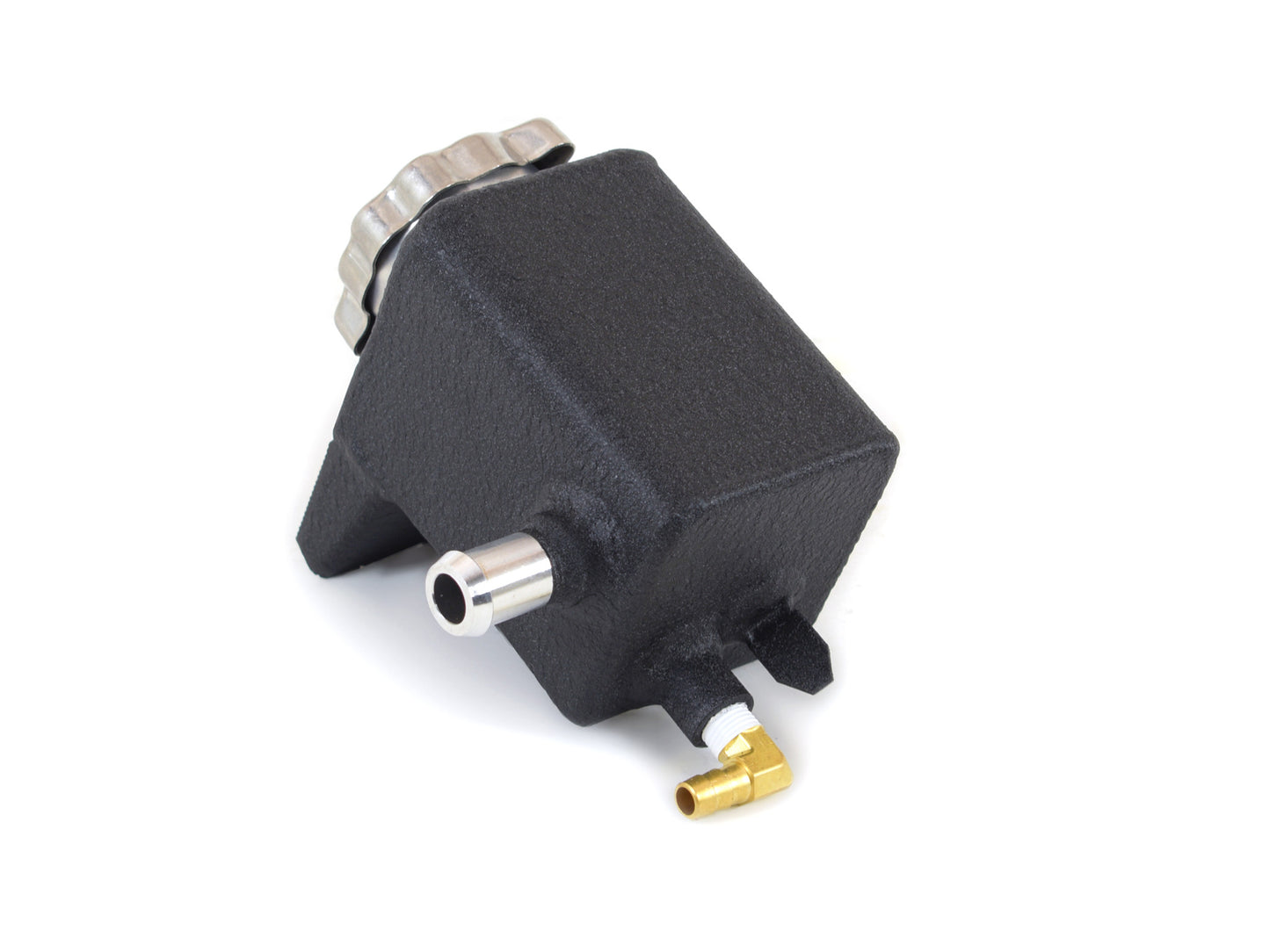 Canton - Tanque de direção hidráulica de alumínio para Ford Mustang 2005-2010 preto