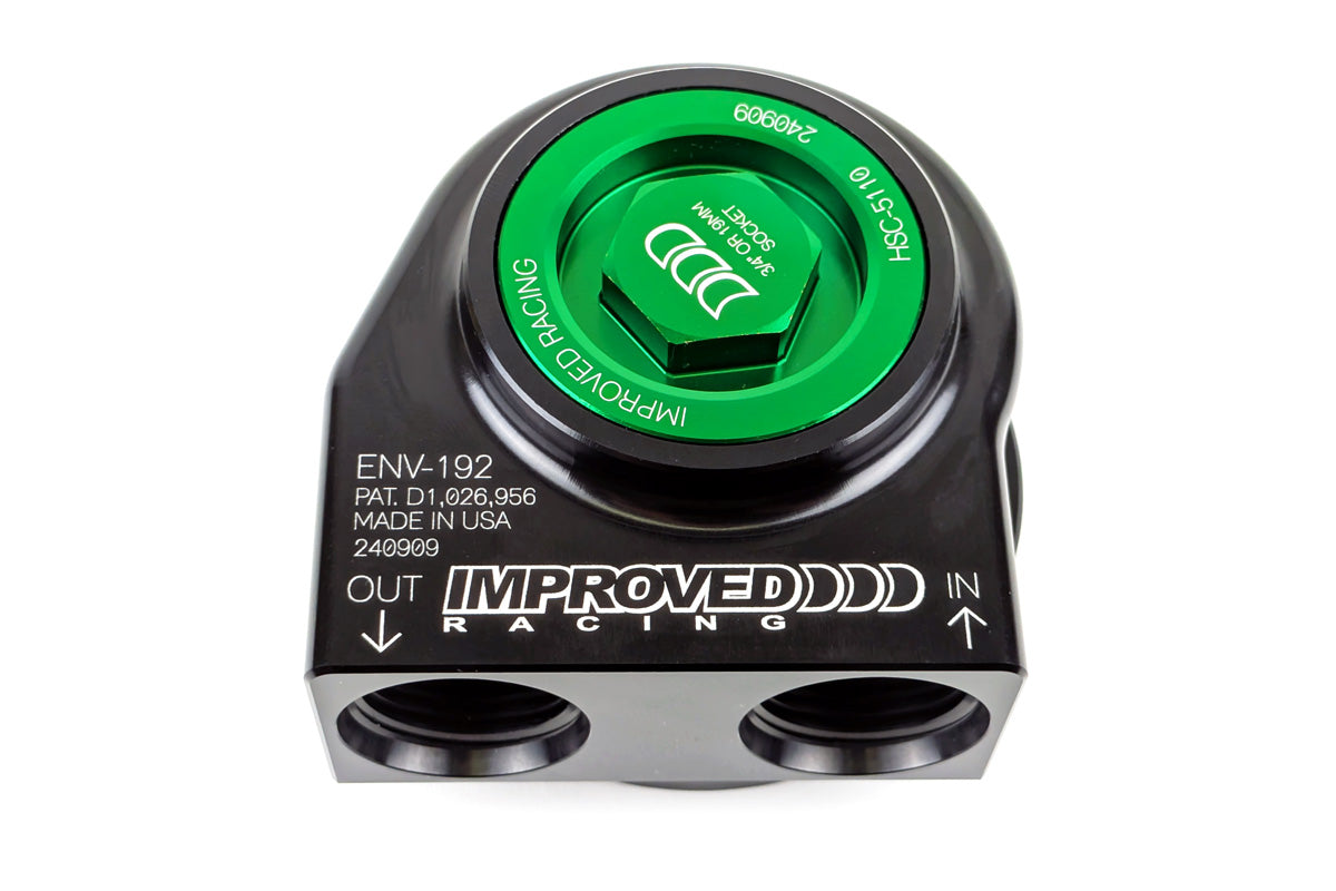 Improved Racing - Filter takeoff adapter, low-profile, M20x1.50 filter thread