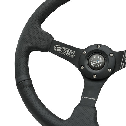 NRG - 350MM DEEP DISH STEERING WHEEL FEAL RACE TEAM SPEC