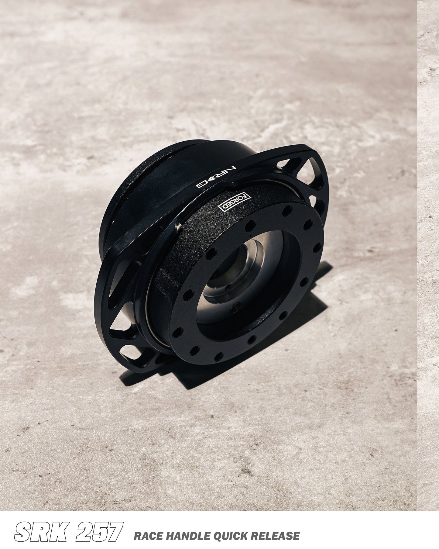 NRG - Kit de liberación rápida Gen 257 - Cuerpo negro / Anillo de corte negro (SRK-257BK-BK)