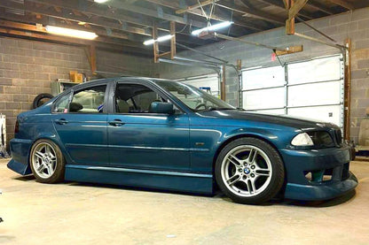 KBD - BMW E46 3 Series 2DR 4DR 1999-2005 ISB Style 2 Piece Polyurethane Side Skirts (37-6882)