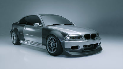 Big Duck Club - BMW E46 Coupe Overfenders (+60mm)