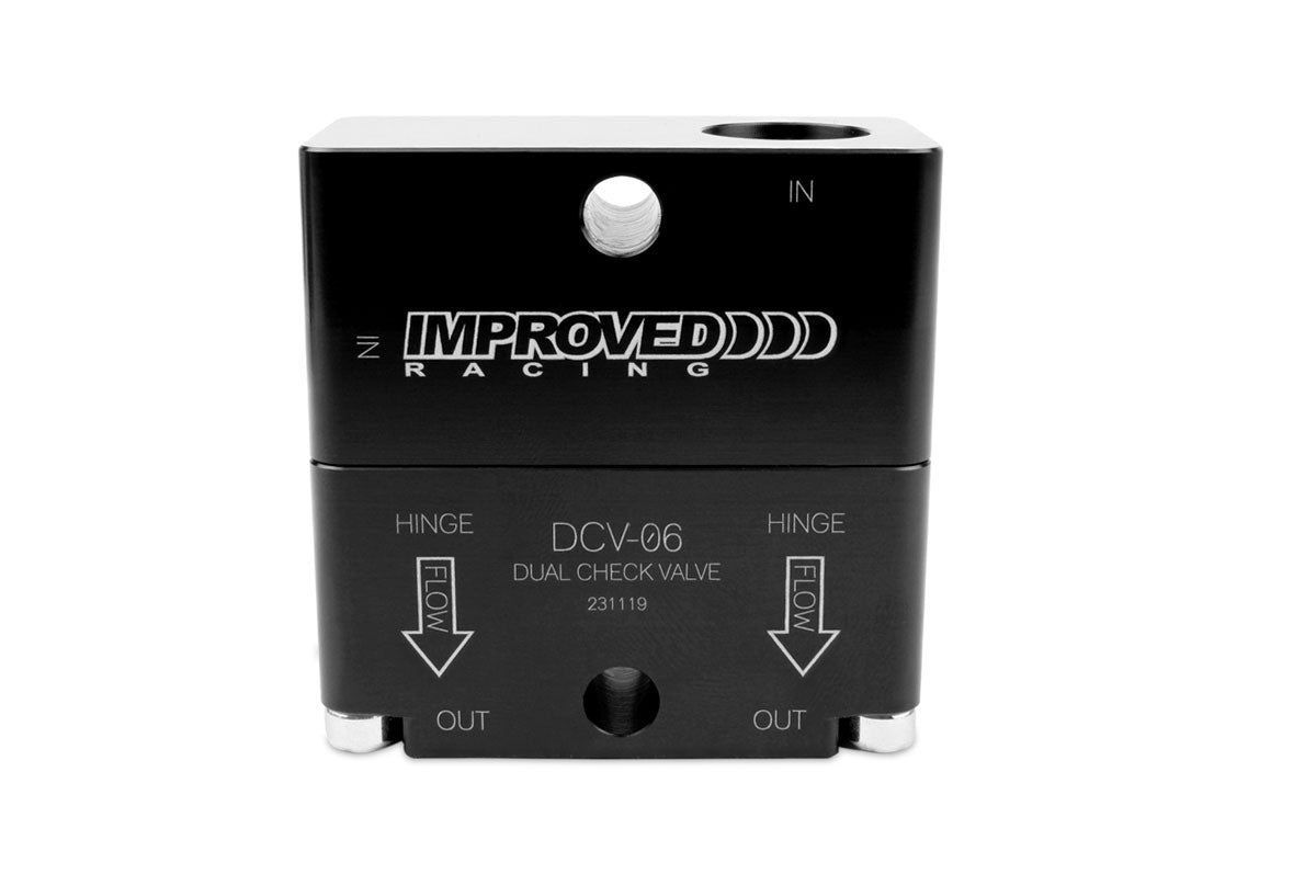 Improved Racing - High-Flow Dual Source PCV Check Valve for Turbocharged Engines, -6 ORB