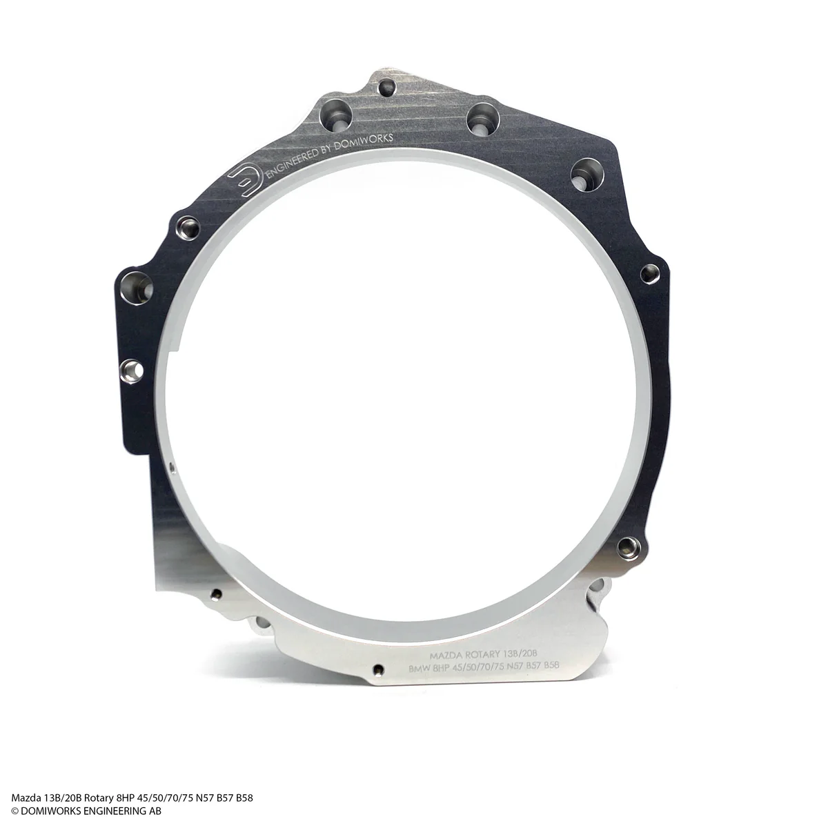 DomiWorks Engineering - MAZDA 13B/20B ROTARY 8HP ADAPTER KIT 45/50/70/75 N57 B57 B58