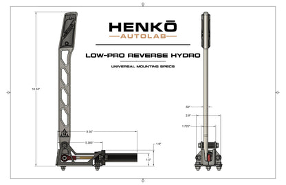 HENKO AUTOLAB - LOW-PRO REVERSE HYDRO E BRAKE