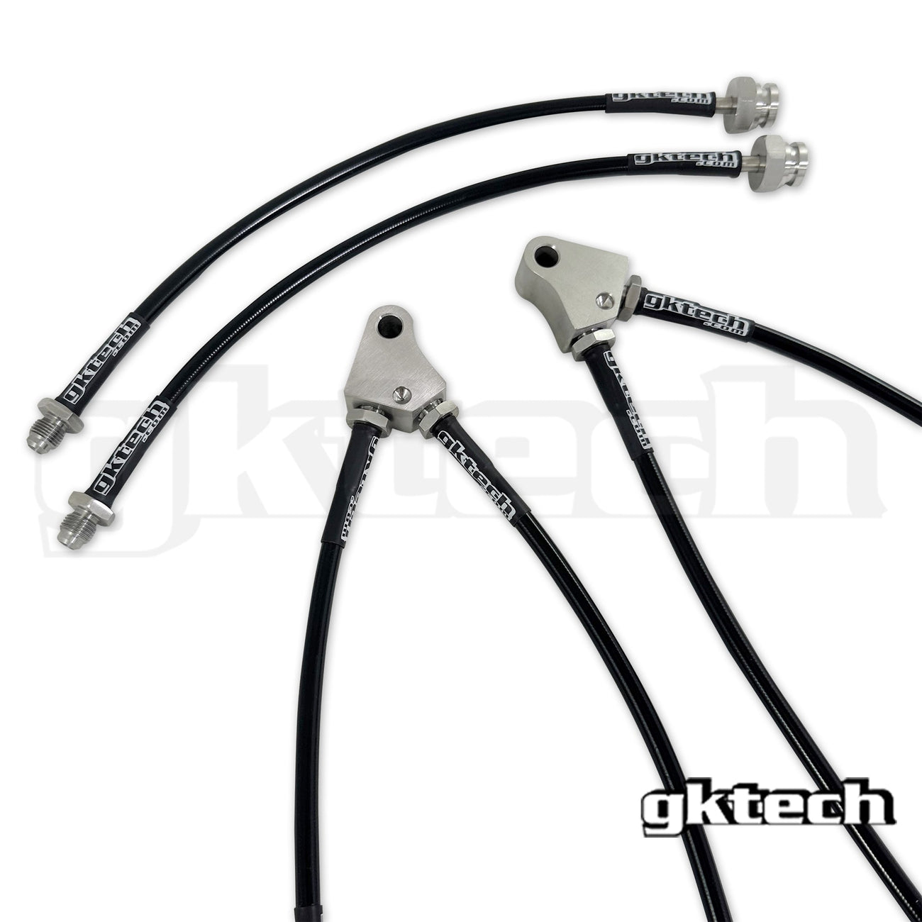 LINHAS DE FREIO TRANÇADAS GKTech - R33 GTS-T (R33BRAKELINECOMBO) 