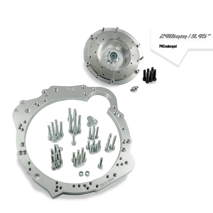 PMC Motorsport - Adapter Kit Nissan RB - manual 6-speed BMW M57n GS6-53DZ HGD JGA HGA - 240mm / 9.45"
