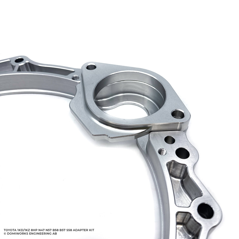DomiWorks Engineering - TOYOTA 1KD/1KZ TO BMW 8HP N57 B58 B57 S58 ADAPTER KIT