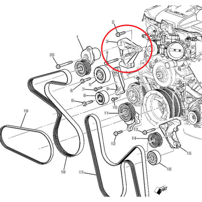 Dedicated Motorsports - Billet LSA Tensioner Bracket