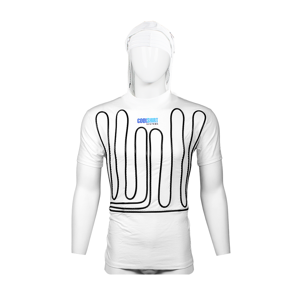 COOLSHIRT - WHITE HOODED COOLWATER SHIRT