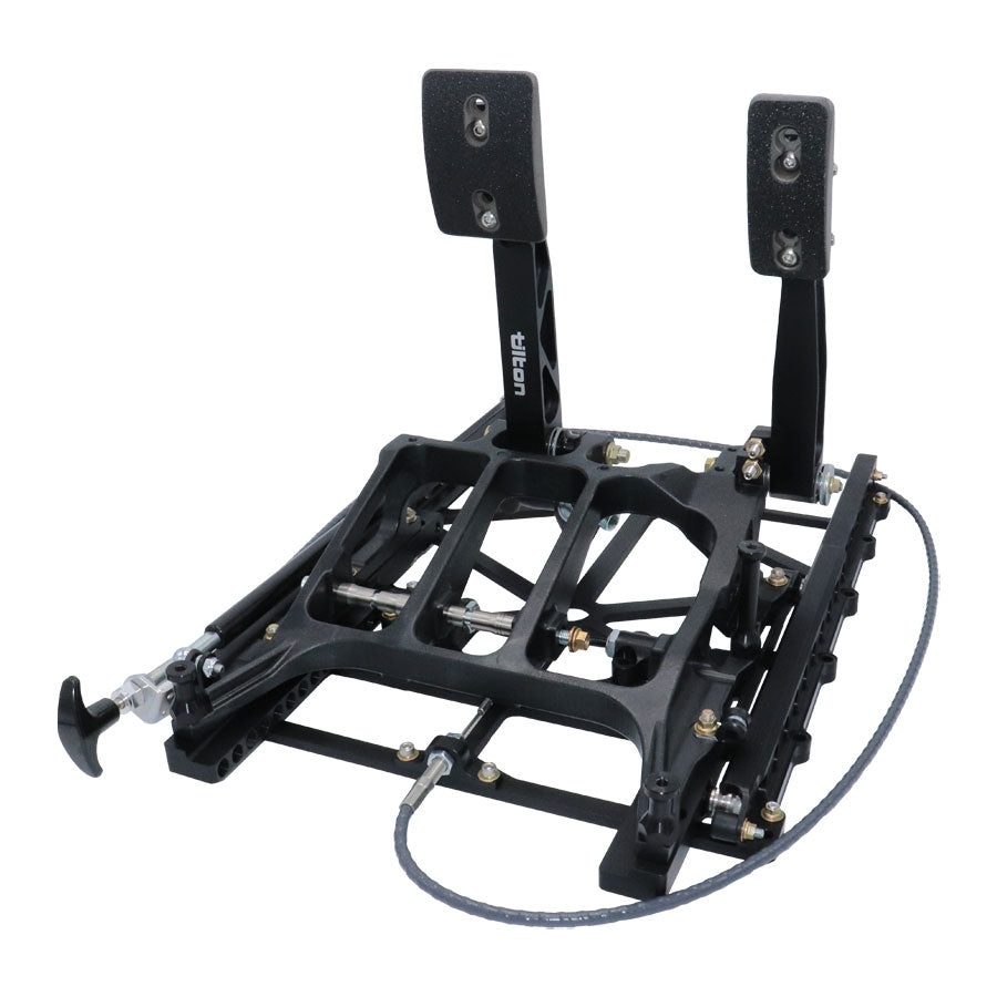 TILTON - 850-Series Brake & Throttle Underfoot Pedal Assembly with Slider System