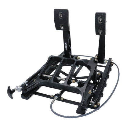 TILTON - 850-Series Brake & Throttle Underfoot Pedal Assembly with Slider System