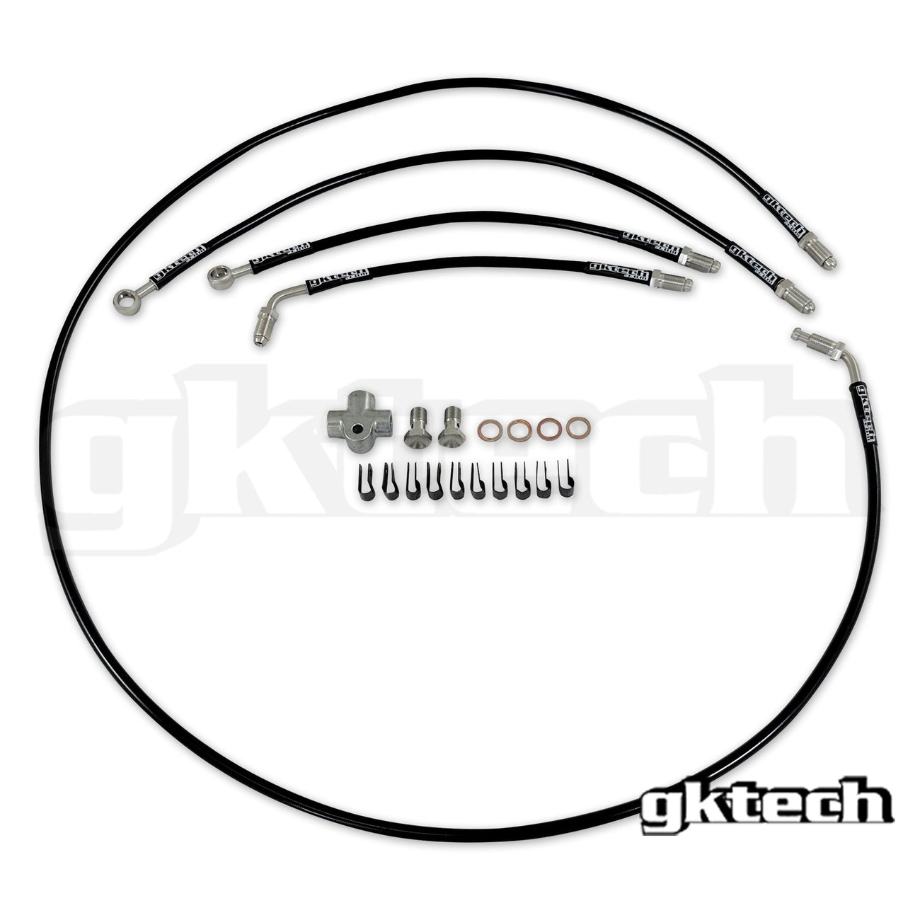 GKTech - STAINLESS STEEL BRAIDED TEFLON LINED ABS DELETE KIT