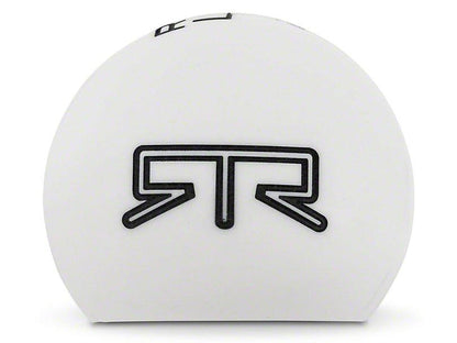RTR - WHITE SHIFT KNOB - BLACK ENGRAVING (15-23 MUSTANG - GT, ECOBOOST, V6)