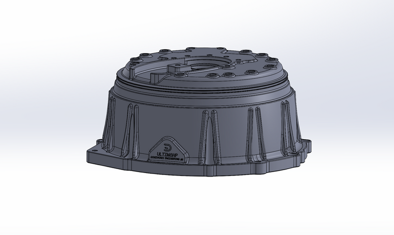 DomiWorks Engineering - TOYOTA 1JZ/2JZ ULTIM8HP BELLHOUSING KIT FOR 8HP95 DODGE TRACKHAWK