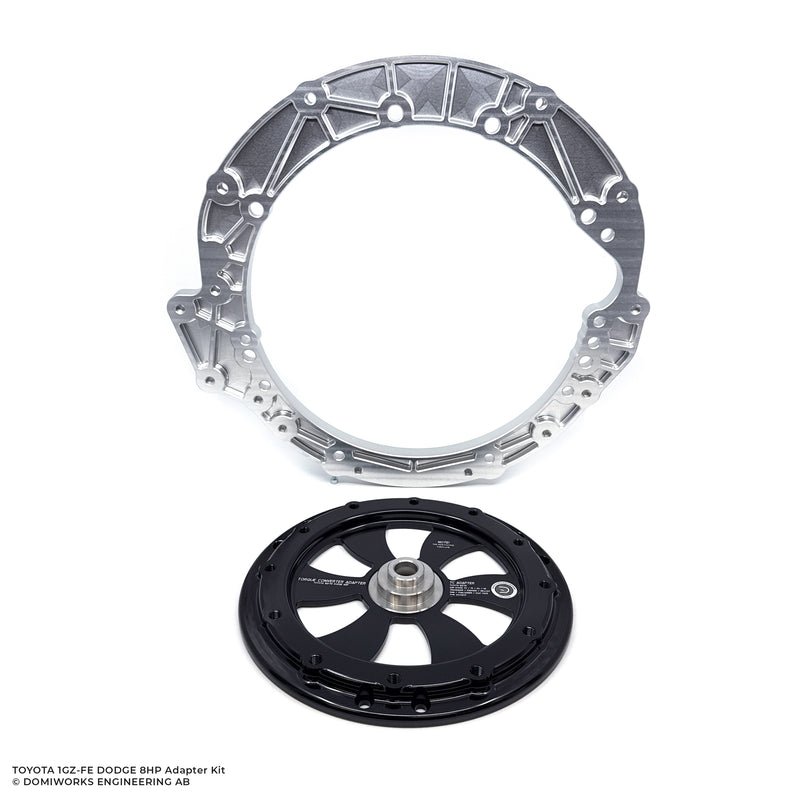 DomiWorks Engineering - TOYOTA 1GZ-FE V12 TO DODGE 8HP 70/75/90/95 ADAPTER KIT