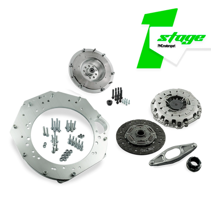 PMC Motorsport - Stage 1 GM Chevrolet V8 LS9 - manual 6-speed BMW M57n GS6-53DZ HGD JGA - 240mm / 9.45"